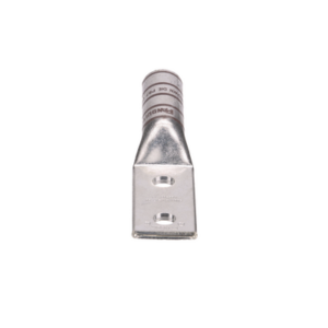 Terminal de Compresión Barril, 2 Orificios 1/2″, para Cable 500 KCMIL, Espacio entre Orificios 1.75″