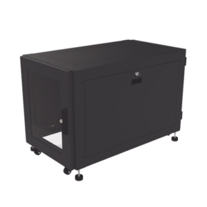 Gabinete Profesional de Piso para Telecomunicaciones de 12UR, 1000 mm Profundidad.