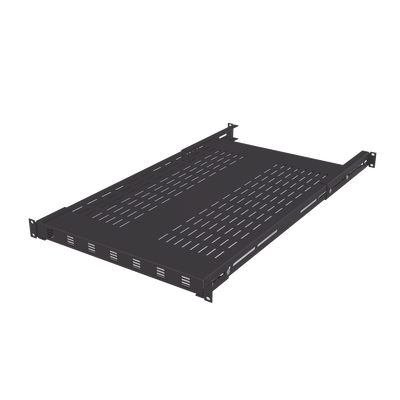 LPRVSH49961U p Charola Ventilada para Soportar Equipos en Rack, Profundidad Ajustable de 495 a 965 mm, 1U, Color Negro Charola Ventilada para Soportar Equipos en Rack, Profundidad Ajustable de 495 a 965 mm, 1U, Color Negro