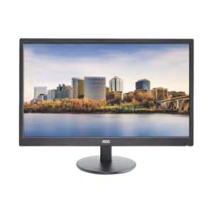 Monitor  LED de 24″, Resolución 1920 x 1080 Pixeles con Entradas de Video VGA/HDMI. Panel MVA y Altavoces Integrados. Compatible VESA