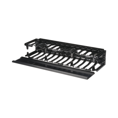 NMF2 p Organizador de Cables Horizontal NetManager de Alta Densidad, Sencillo (Solo Frontal), Para Rack de 19in, 2UR Organizador de Cables Horizontal NetManager de Alta Densidad, Sencillo (Solo Frontal), Para Rack de 19in, 2UR