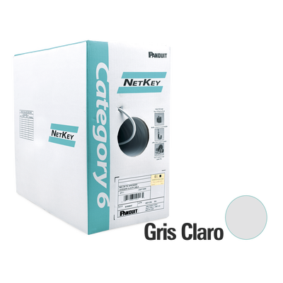 NUC6C04IGFE p Bobina de Cable UTP 305 m. de Cobre, NetKey, Reelex, Gris, Categoría 6 (24 AWG), 1000Mbps, PVC (CM), de 4 pares Bobina de Cable UTP 305 m. de Cobre, NetKey, Reelex, Gris, Categoría 6 (24 AWG), 1000Mbps, PVC (CM), de 4 pares
