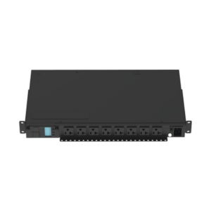 PDU Monitoreable (MI) para Distribución de Energía, Enchufe de Entrada NEMA 5-15P, Con 8 Salidas 5-20R, Horizontal 19in, 120 Vca, 15 Amp, 1UR