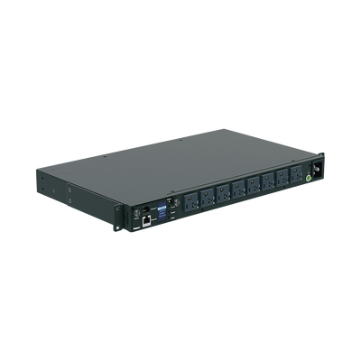 P08E14M p PDU Switchable y Monitoreable por Toma (MS) para Distribución de Energía, Enchufe de Entrada NEMA 5-15P, Con 8 Salidas 5-20R, Horizontal 19in, 120 Vca, 15 Amp, 1UR PDU Switchable y Monitoreable por Toma (MS) para Distribución de Energía, Enchufe de Entrada NEMA 5-15P, Con 8 Salidas 5-20R, Horizontal 19in, 120 Vca, 15 Amp, 1UR