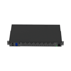 PDU Switchable y Monitoreable por Toma (MS) para Distribución de Energía, Enchufe de Entrada NEMA L5-20P, Con 8 Salidas 5-20R, Horizontal 19in, 120 Vca, 15 Amp, 1UR