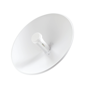 PowerBeam airMAX M2, hasta 150 Mbps, frecuencia 2 GHz (2405 – 2475 MHz) con antena tipo plato de 18 dBi