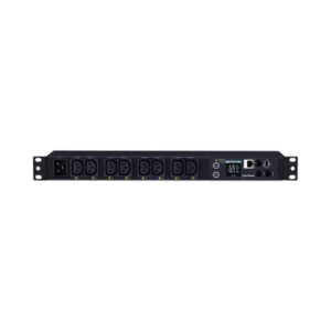 PDU Switchable y Monitoreable por Toma, para Distribución de Energía, Entrada 200-240 Vca NEMA L6-20P, Con 8 Salidas C13, Horizontal 19in, 2UR