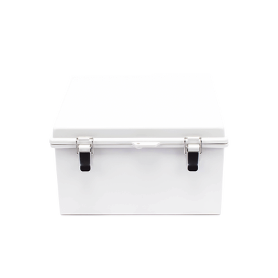 PST303018E p Gabinete de Plástico ABS, Uso en Intemperie ip66 (300 x 300 x 180 mm) Cierre por Broche Inoxidable. Gabinete de Plástico ABS, Uso en Intemperie ip66 (300 x 300 x 180 mm) Cierre por Broche Inoxidable.