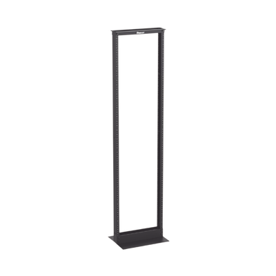 R2P p Rack de Dos Postes Estándar de 19 in, Rieles Numerados y Roscados #12-24, Fabricado en Aluminio, 45 Unidades de Rack, Color Negro Rack de Dos Postes Estándar de 19 in, Rieles Numerados y Roscados #12-24, Fabricado en Aluminio, 45 Unidades de Rack, Color Negro