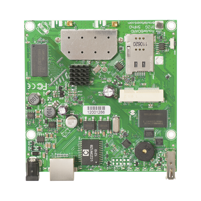 RB912UAG5HPND p Board inalámbrico 5 GHz, 1 ranura miniPCI-e de expansion Board inalámbrico 5 GHz, 1 ranura miniPCI-e de expansion