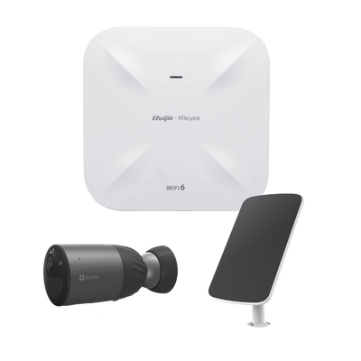 RGRAP6260G BC1C PS p Kit de Cámaras Wi-Fi con Access Point/ Incluye 1 Cámara de Batería CS-BC1C / 1 Pane solar Mod. CS-CMT-SOLARPANEL-C / 1 Access Point RG-RAP6260(G) Kit de Cámaras Wi-Fi con Access Point/ Incluye 1 Cámara de Batería CS-BC1C / 1 Pane solar Mod. CS-CMT-SOLARPANEL-C / 1 Access Point RG-RAP6260(G)