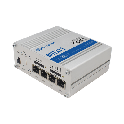 RUTX11 p Router LTE (4.5G) Cat6 Profesional, 4 Puertos Gigabit, Doble SIM, USB, WiFi 802.11ac, GNSS Router LTE (4.5G) Cat6 Profesional, 4 Puertos Gigabit, Doble SIM, USB, WiFi 802.11ac, GNSS