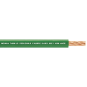 Cable Eléctrico 10 awg  color verde,Conductor de cobre suave cableado. Aislamiento de PVC, auto-extinguible.BOBINA de 100 MTS