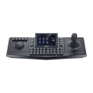 Controlador de domos PTZ y Camaras IP Wisenet, con pantalla LCD touch screen de 5″