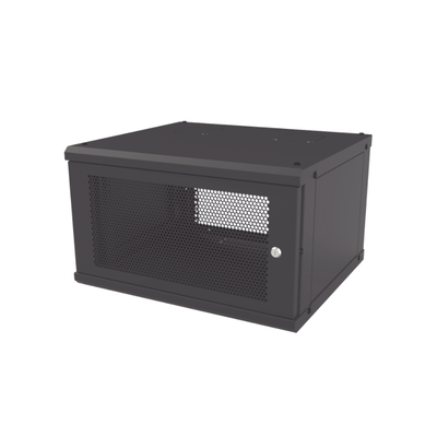 SR1906GFPVR2 p Gabinete de Pared Fijo, Puerta Perforada, Rack 19" de 6 UR (600 x 355 x 523 mm)(An x Al x Prof.) Gabinete de Pared Fijo, Puerta Perforada, Rack 19" de 6 UR (600 x 355 x 523 mm)(An x Al x Prof.)