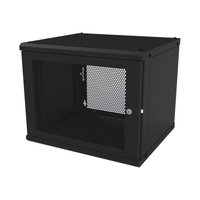 SR1909GFPVR2 p Gabinete de Pared Fijo, Puerta Perforada, con Rack de 19in, 9 Unidades de Rack Gabinete de Pared Fijo, Puerta Perforada, con Rack de 19in, 9 Unidades de Rack