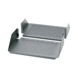 Charola Para Soportar Equipos en Rack de 19in, Ventilada, Frontal y Posterior, Capacidad de 136 Kg, 3UR