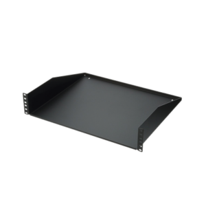 Charola para Soportar Equipos en Rack de 19″, con Capacidad de Carga de 30Kg, 2UR