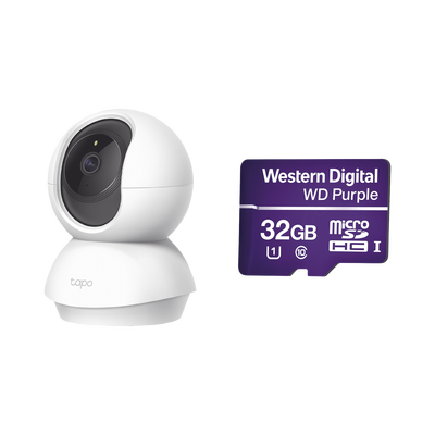 TAPOC200 WD32 p Kit de Cámara IP Wi-Fi / Incluye 1 Pieza Modelo TAPOC200 / 2 Megapixel / Audio Doble Vía / Utiliza La App Tapo / 1 Memoria Micro SD Modelo Mod WD32MSD Kit de Cámara IP Wi-Fi / Incluye 1 Pieza Modelo TAPOC200 / 2 Megapixel / Audio Doble Vía / Utiliza La App Tapo / 1 Memoria Micro SD Modelo Mod WD32MSD