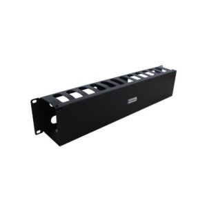 Organizador de cables horizontal de 19″, 2UR (THE0040032001001 )