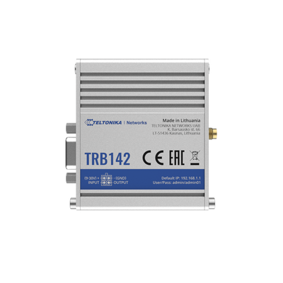 TRB142 p Gateway Industrial LTE 4G a Puerto Serial RS232 Gateway Industrial LTE 4G a Puerto Serial RS232