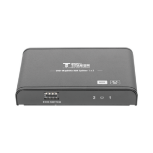 Divisor (Splitter) HDMI 4K de 1 Entrada a 2 Salidas (Simultaneas) / Soporta 4K×2K / Ajuste de resoluciones EDID / HDR / HDMI 2.0 /  HDCP 2.2  / Soporta formatos de Audio Dolby Digital / Longitud del cable de entrada y salida ≤10m.