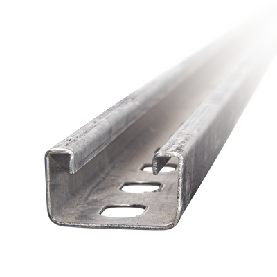 UNP4X2U30EZ p Unicanal perforado 4x2, 3000 mm, con acabado Electro Zinc Unicanal perforado 4x2, 3000 mm, con acabado Electro Zinc