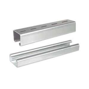 Unicanal Perforado, 4×4, 3000 mm, acabado ElectroZinc