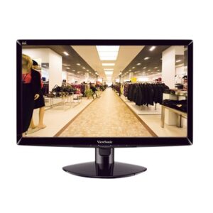 Monitor LED 20″ Widescreen / Incluye Base de Piso / Compatible con VESA / Entrada VGA / Resolución 1366 X 768