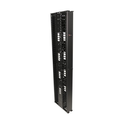 VCM10D p Organizador RouteIT Vertical Doble de 45UR, Fabricado en Acero Laminado en Frío 16AWG, 10in (254 mm) de Ancho Organizador RouteIT Vertical Doble de 45UR, Fabricado en Acero Laminado en Frío 16AWG, 10in (254 mm) de Ancho