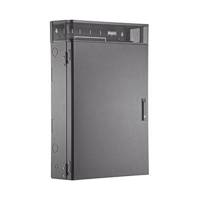 WME3BL p Gabinete de Montaje en Pared TrueEdge™, Con 3 UR para Equipo Activo y 3 UR para Paneles de Parcheo, Fabricado en Acero, Color Negro Gabinete de Montaje en Pared TrueEdge™, Con 3 UR para Equipo Activo y 3 UR para Paneles de Parcheo, Fabricado en Acero, Color Negro