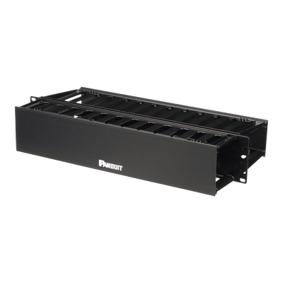 WMP1E p Organizador de Cables Horizontal PatchLink, Doble (Frontal y Posterior), Para Rack de 19in, 2UR Organizador de Cables Horizontal PatchLink, Doble (Frontal y Posterior), Para Rack de 19in, 2UR