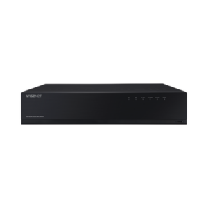 NVR de 12 Megapíxel con Wisenet Wave Embebido / Incluye 4 Licencias / 2TB Incluidos / 16 canales / 16 puertos PoE+ / H.265 & WiseStream / E/S de alarma