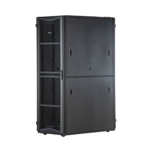 Gabinete FlexFusion para Centros de Datos, 42 UR, 700 mm de Ancho, 1200 mm de Profundidad, Fabricado en Acero, Color Negro