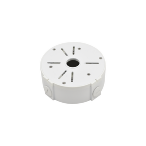 Caja de Conexiones Universal / Uso en Interior / Fabricada en Metal / Color Blanco / Uso en Bala – Domo – Turret