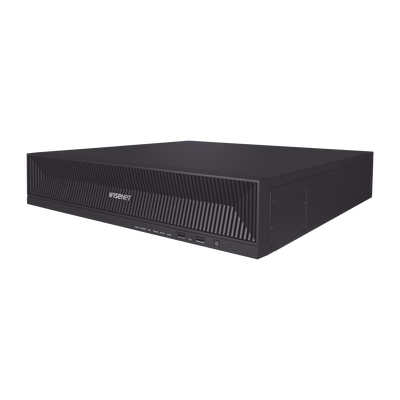 XRN1620SB124TB p NVR de 16 canales / 32MP / Hasta 4 Discos Duros / Switch PoE+ 16 puertos / Wisenet P2P / H.265 & WiseStream / incluye 24TB de almacenamiento NVR de 16 canales / 32MP / Hasta 4 Discos Duros / Switch PoE+ 16 puertos / Wisenet P2P / H.265 & WiseStream / incluye 24TB de almacenamiento