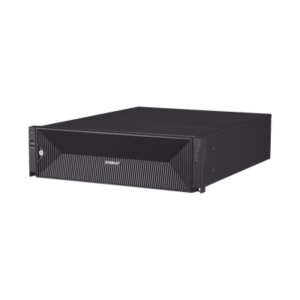 NVR de 64 canales /  Hasta 32 MP / H.265 & Wisestream / Procesamiento 400 Mbps / 3 Puertos de Red / Raid 5-6 / 16 bahias para disco duro (no incluidos)