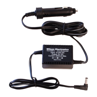 det 859913 Adaptador de corriente DC / DC para vehículos. 6 Vcc / 2A Compatible con los amplificadores de señal celular Drive 4G-X, Drive 4G-X OTR y Drive 4G-M. Adaptador de corriente DC / DC para vehículos. 6 Vcc / 2A Compatible con los amplificadores de señal celular Drive 4G-X, Drive 4G-X OTR y Drive 4G-M.